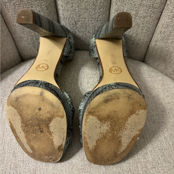 Michael Kors Diva Snake Print High Heels - Picture 7 of 7